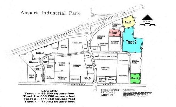 Airport Industrial Park: Interstate Circle Drive, Shreveport, LA 71109